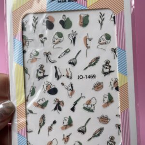 Sticker minimalista verde